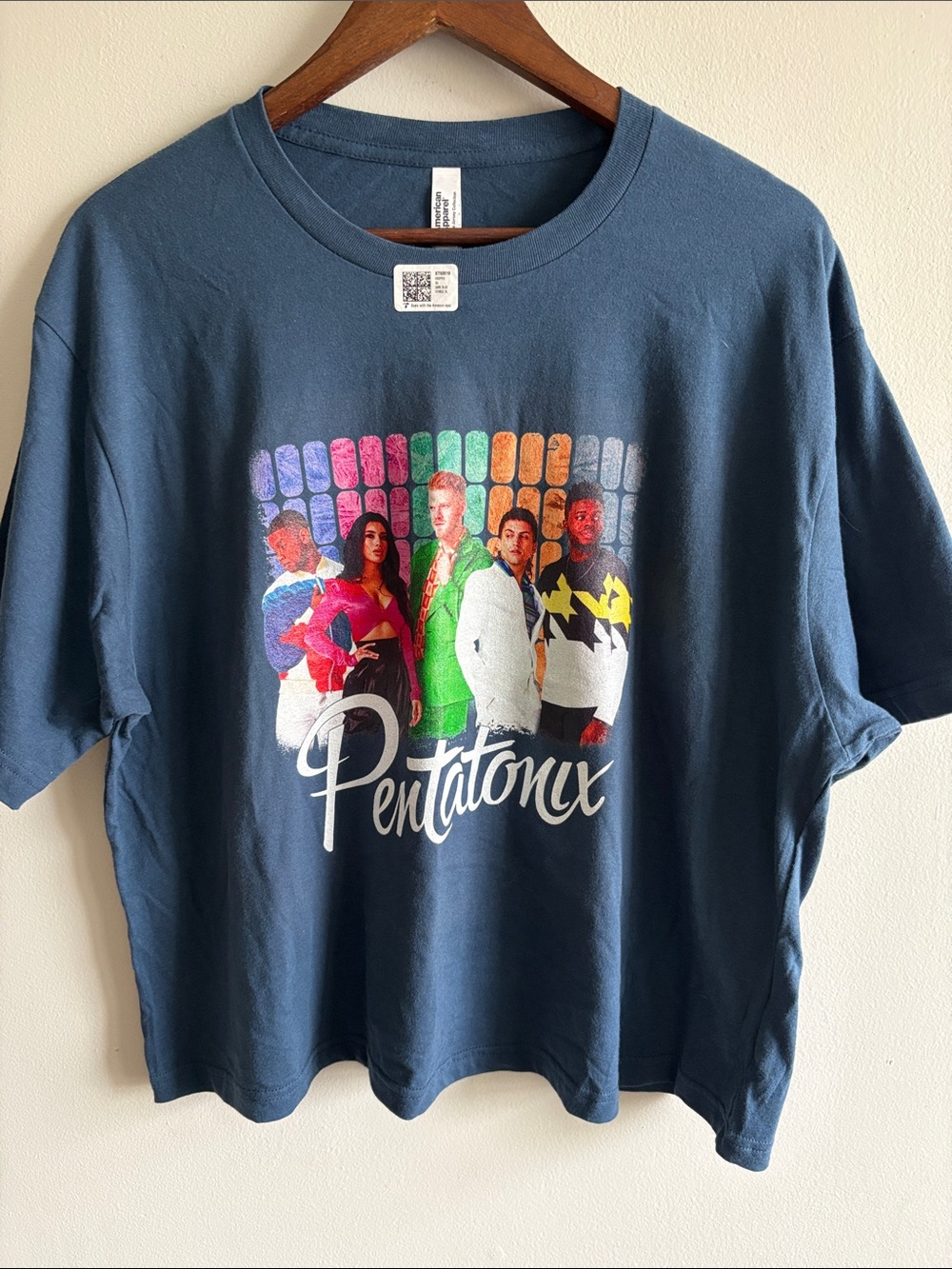 Pentatonix‎ Official Graphic Tee XL American Apparel Cropped Band Shirt NWT